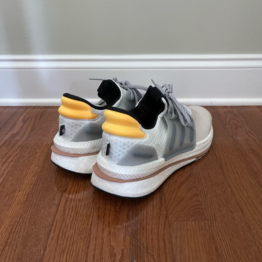 NWOB Adidas x PLR Boost "Silver Pebble" Men's Sneakers - Size 13 - Picture 7 of 13